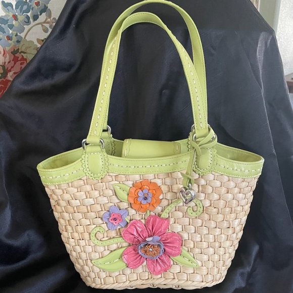 Brighton Handbags - Vintage Brighton Straw Bag